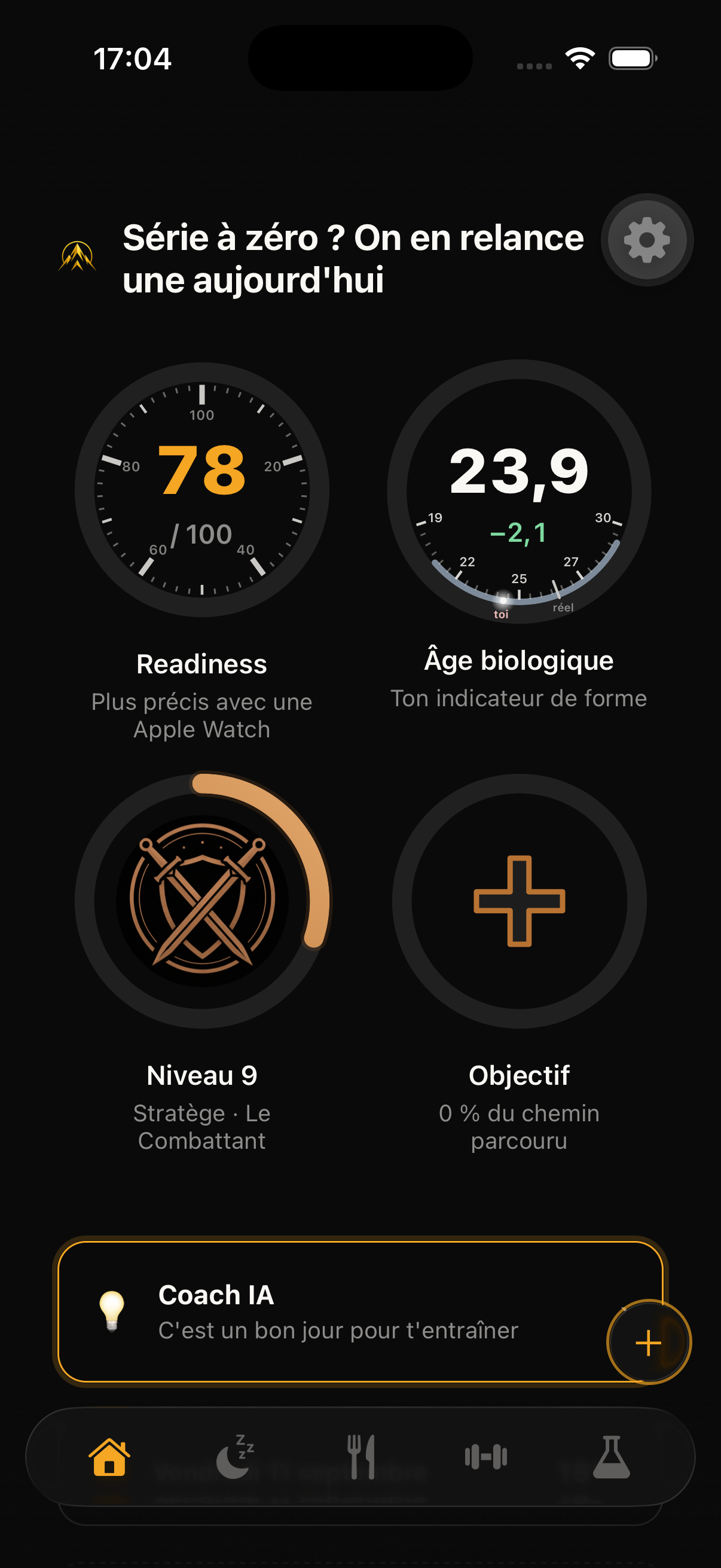 Ecleptic home screen